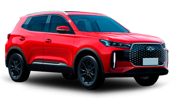 Tiggo 4 Огненный красный цвет 2025-ого года купить в Новосибирске - azimuth-auto.ru