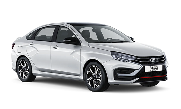 Vesta Sportline БЕЛЫЙ "ЛЕДНИКОВЫЙ" (221) цвет 2025-ого года купить в Новосибирске - azimuth-auto.ru