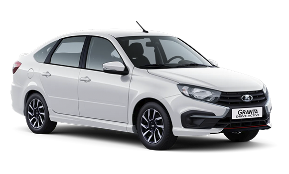 Granta Sport Drive Active Лифтбек БЕЛЫЙ "ЛЕДНИКОВЫЙ" (221) цвет 2025-ого года купить в Новосибирске - azimuth-auto.ru