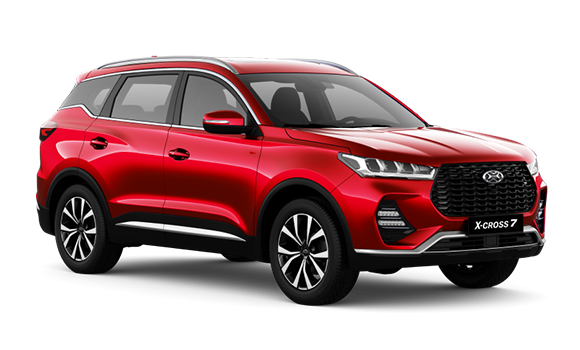 X-Cross 7 NEW Огненно-красный "Овация" (174) цвет 2025-ого года купить в Новосибирске - azimuth-auto.ru